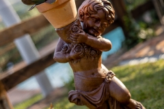 Putto in ghisa
